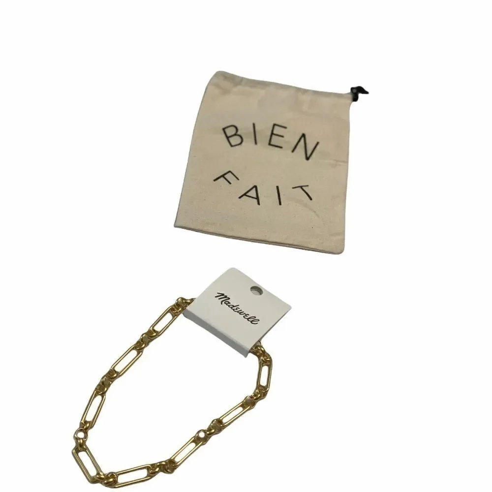 Madewell Rectangle Chain Necklace  - Picture 2 of 3